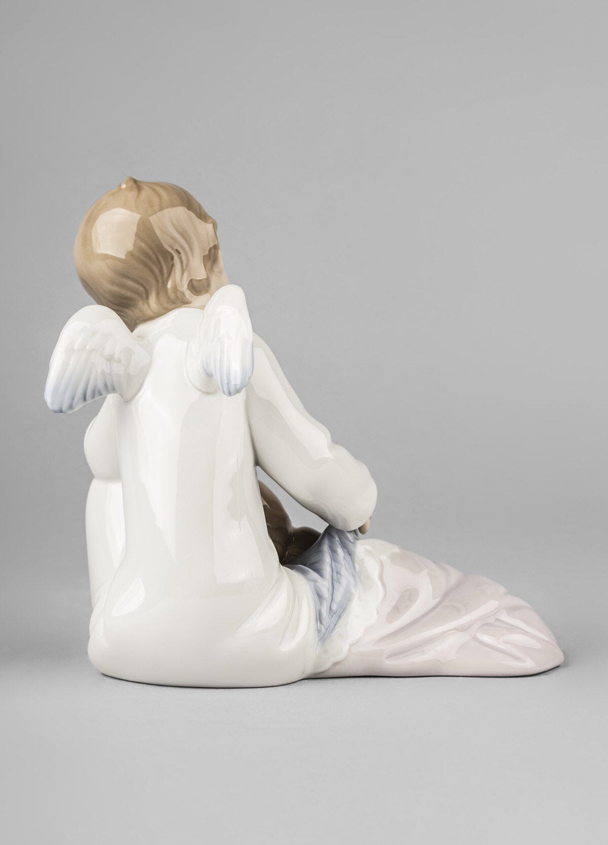 Buy Authentic Lladró Lladró My Guardian Angel Pink Figurine Sculpture - FormFluent Sydney Australia