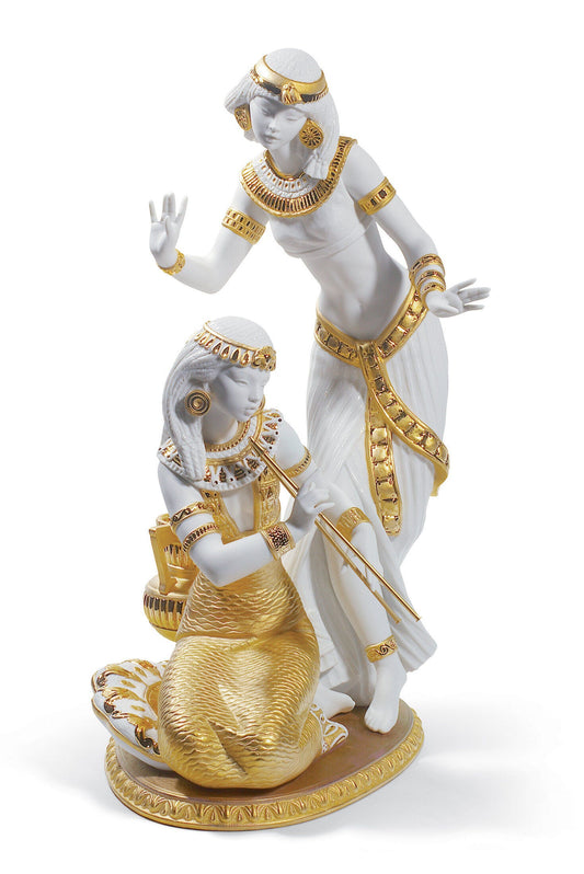 Dancers from The Nile Figurine Golden Lustre Limited Edition