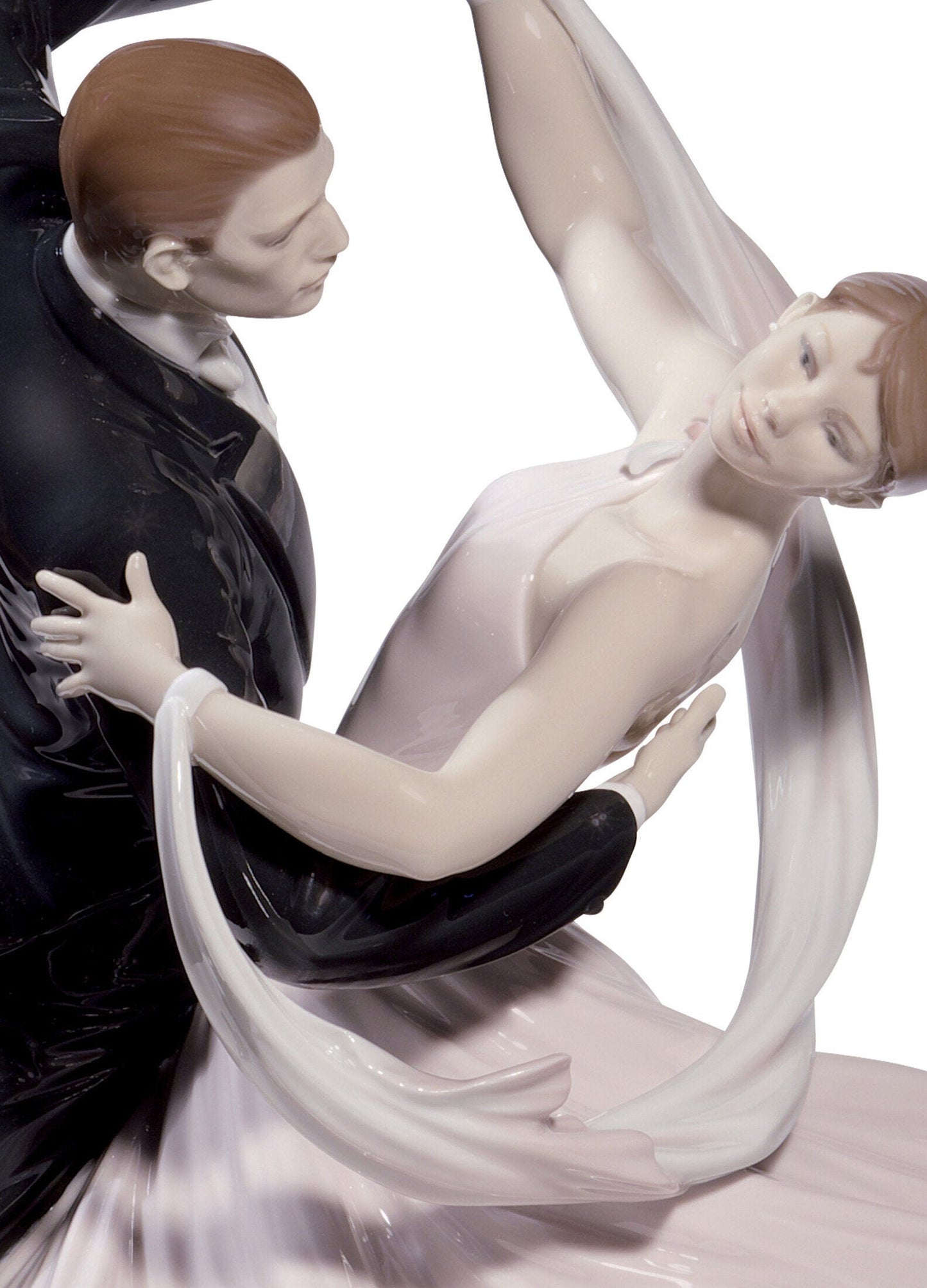 Elegant Foxtrot Couple Figurine Limited Edition