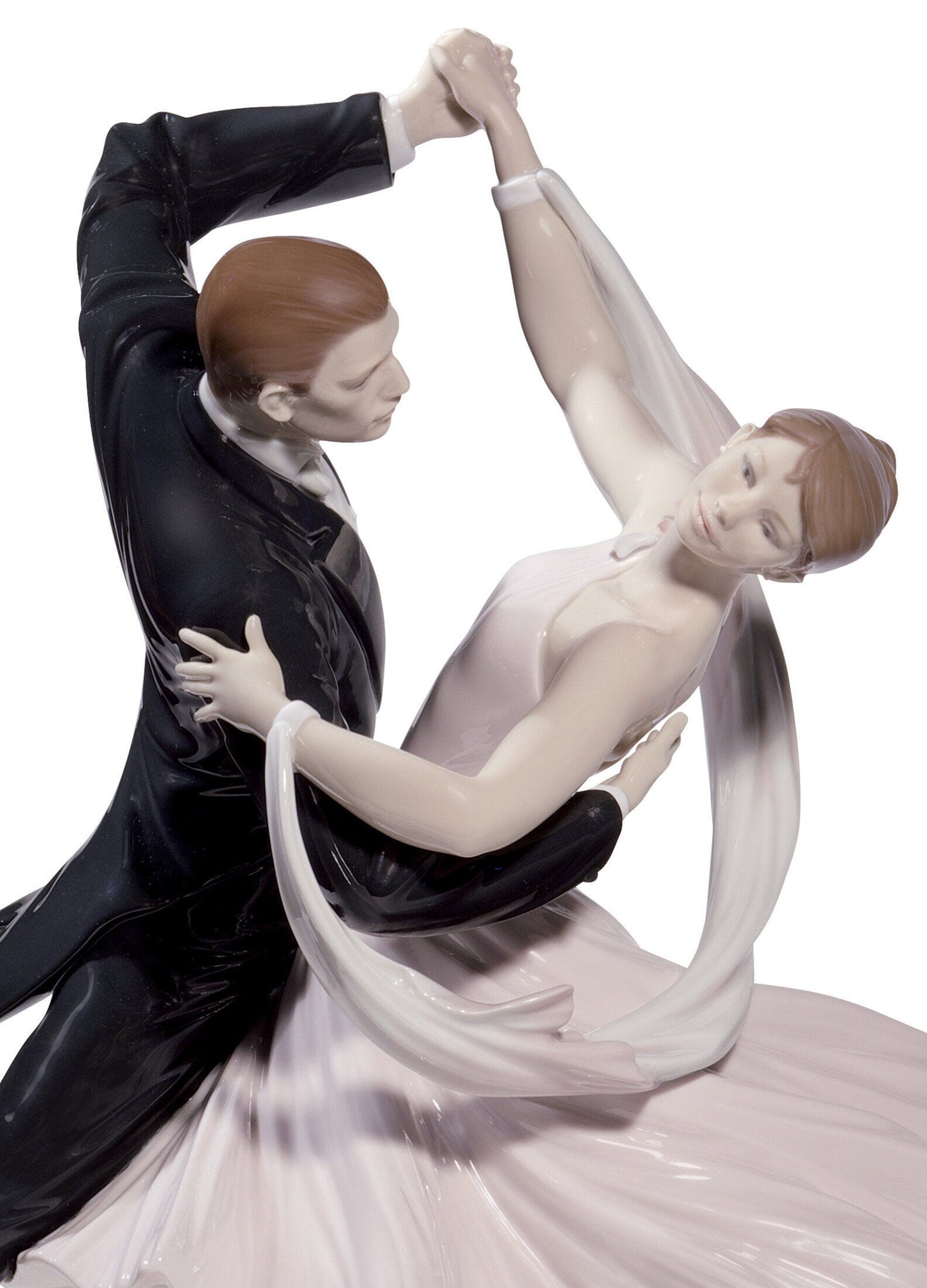 Elegant Foxtrot Couple Figurine Limited Edition