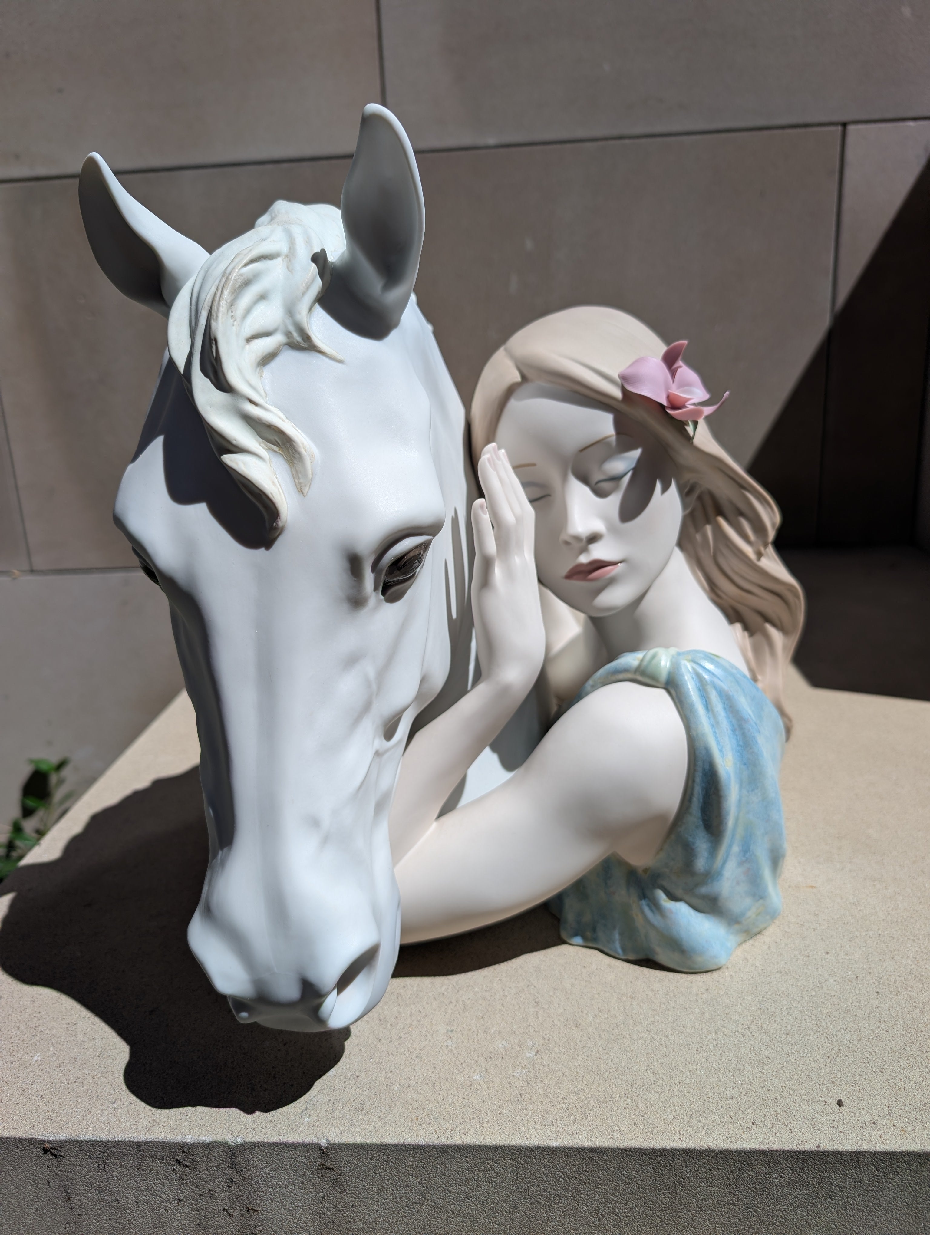 Lladró A True Friend Woman and Horse Figurine Ltd Ed | FormFluent