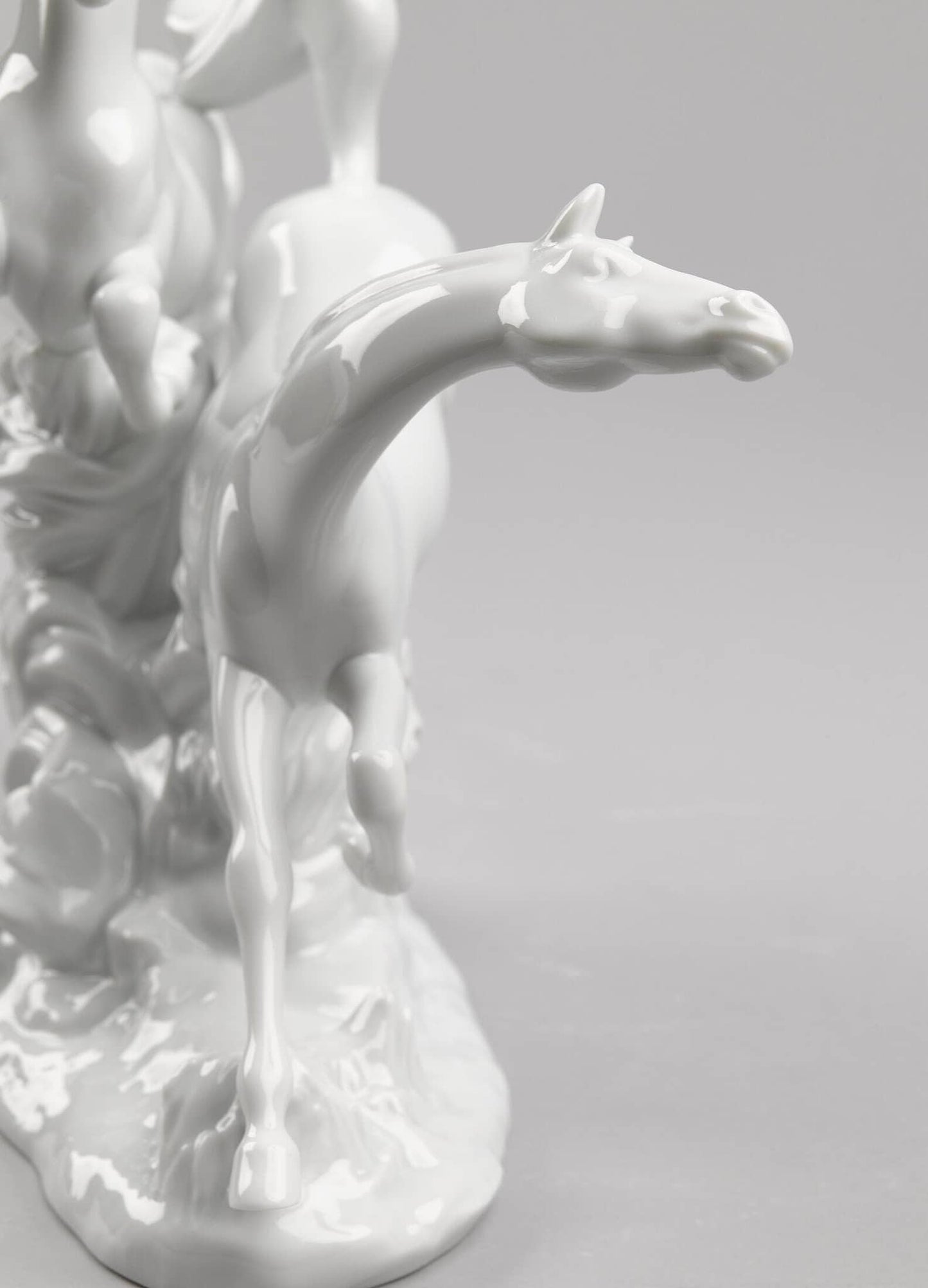 Lladró Horses Galloping Figurine White Sculpture by Lladró at  FormFluent Sydney, Australia