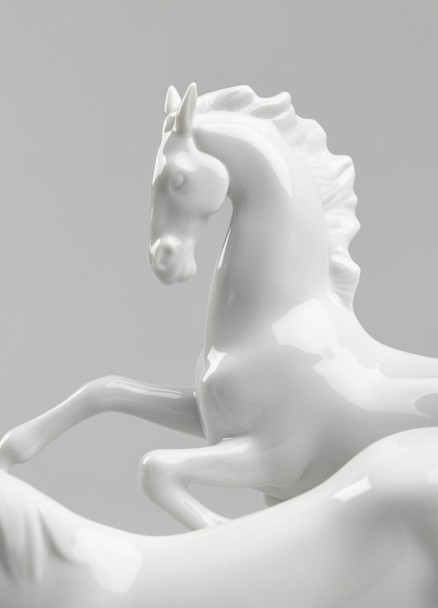 Lladró Horses Galloping Figurine White Sculpture by Lladró at  FormFluent Sydney, Australia