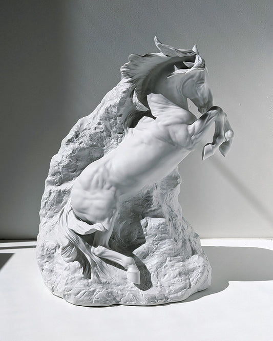 Lladró Unbreakable Spirit White Horse Sculpture  - FormFluent Sydney Australia