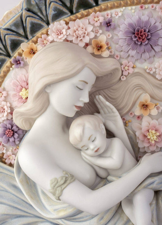 Lladró Blossoming of Life Mother and Baby Figurine Sculpture by  Lladró at   FormFluent Sydney, Australia