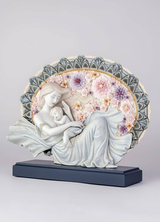 Lladró Blossoming of Life Mother and Baby Figurine Sculpture by  Lladró at   FormFluent Sydney, Australia