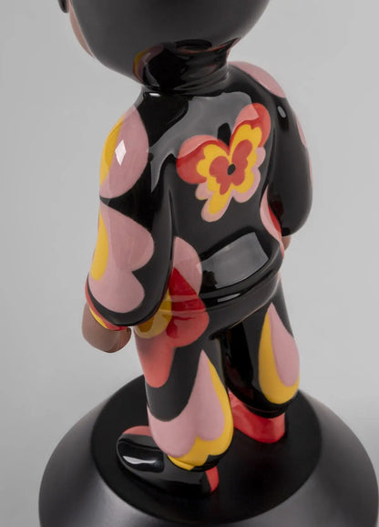 Lladró The Guest by Jade Purple Brown Sculpture Small Model Numbered Edition Sculpture by Lladró at  FormFluent