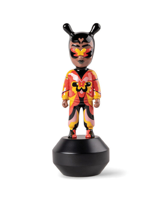 Lladró The Guest by Jade Purple Brown Sculpture Small Model Numbered Edition  Sculpture FormFluent