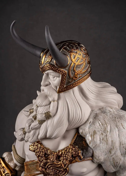 Lladró Allfather God Odin Nordic Mythology Sculpture Sculpture by  Lladró at   FormFluent Sydney, Australia
