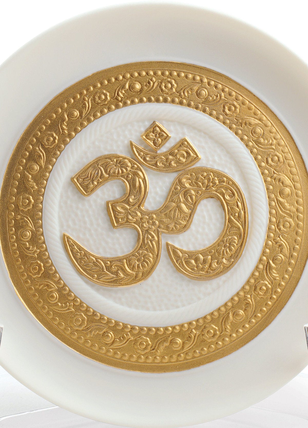 Lladró Om Decorative Plate Gold Lustre