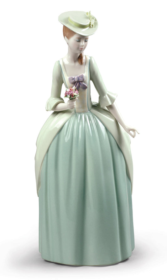 Floral Scent Woman Figurine