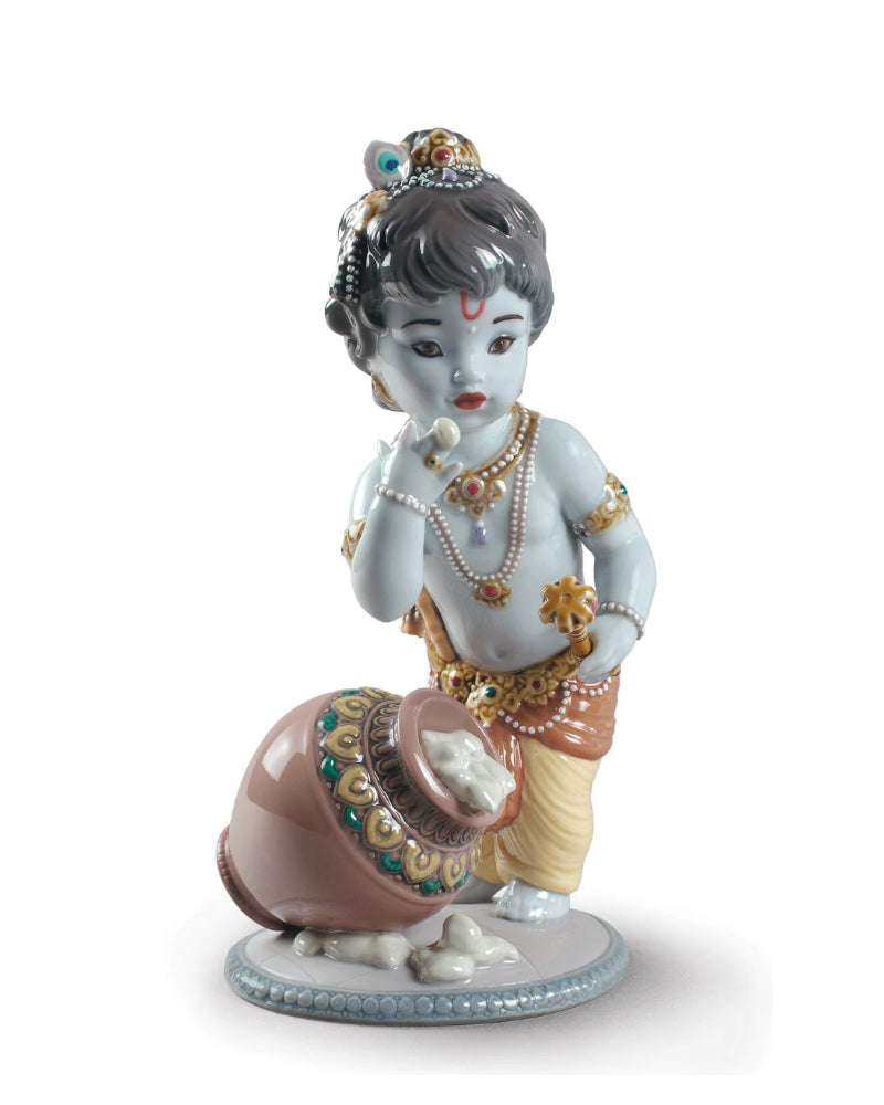 Lladró Krishna Butterthief Figurine  Sculpture FormFluent