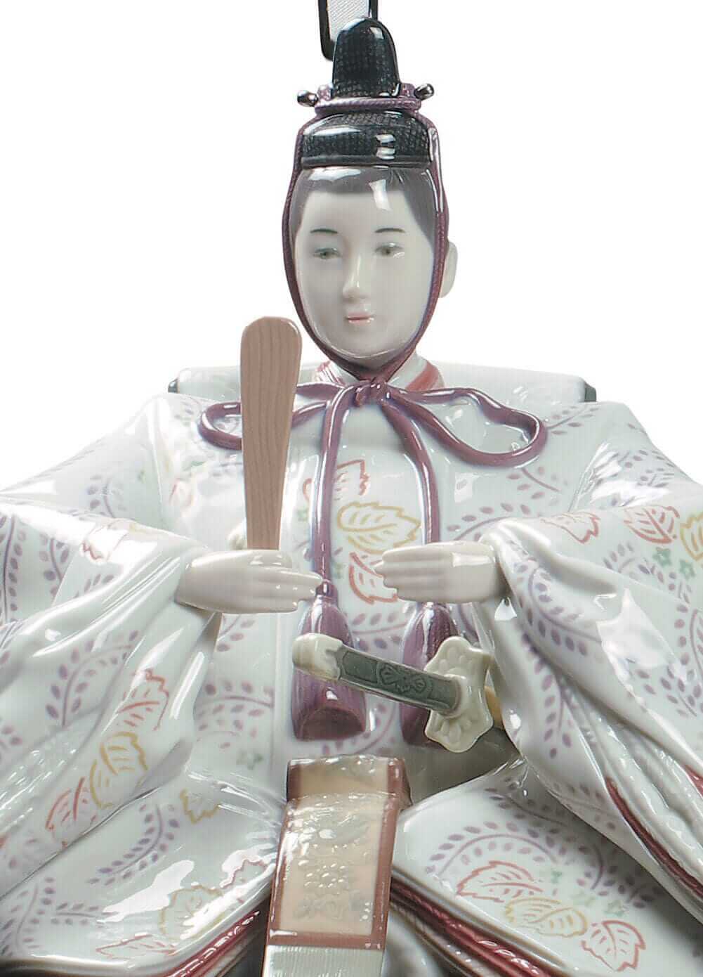 Hina Dolls figurine portraying the empress in vibrant porcelain, celebrating Hina Matsuri traditions. Limited edition collectible.