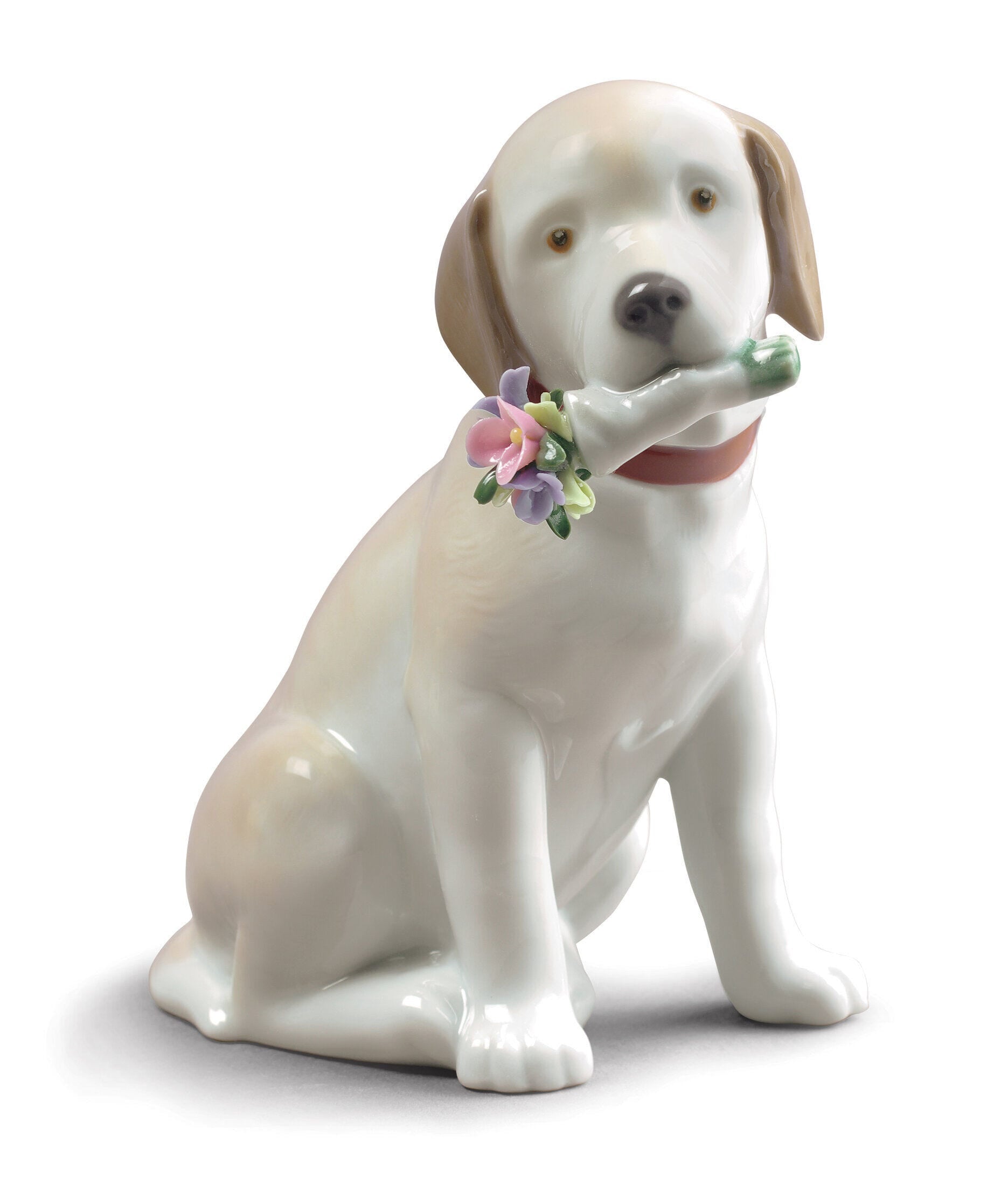 This Bouquet is for you Dog Figurine - FormFluent