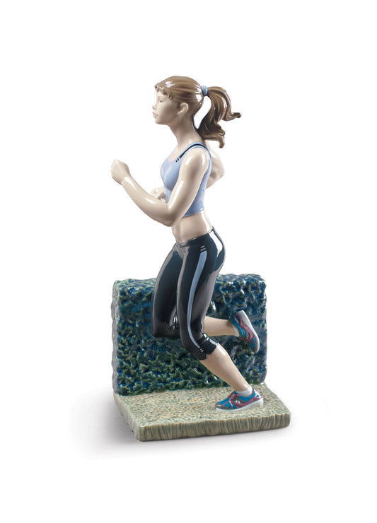 Running Woman Figurine