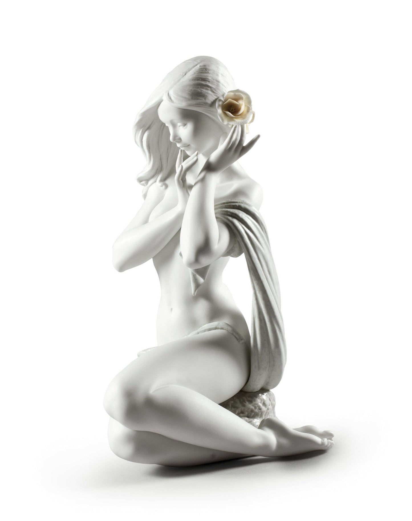 Subtle Moonlight Woman Figurine White Limited Edition