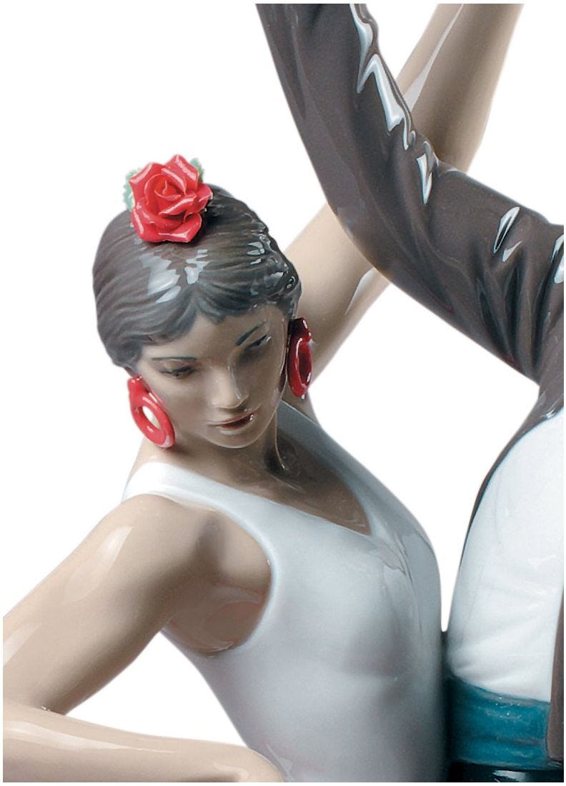 Lladró Flamenco Dancers Couple Figurine Sculpture by Lladró at  FormFluent