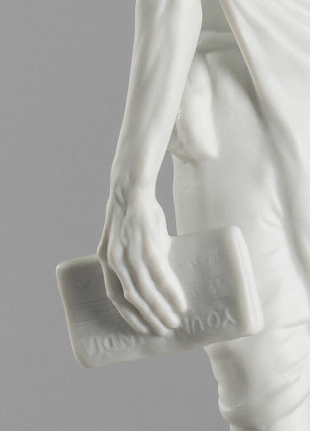 Lladró Mahatma Gandhi Figurine. White Sculpture FormFluent