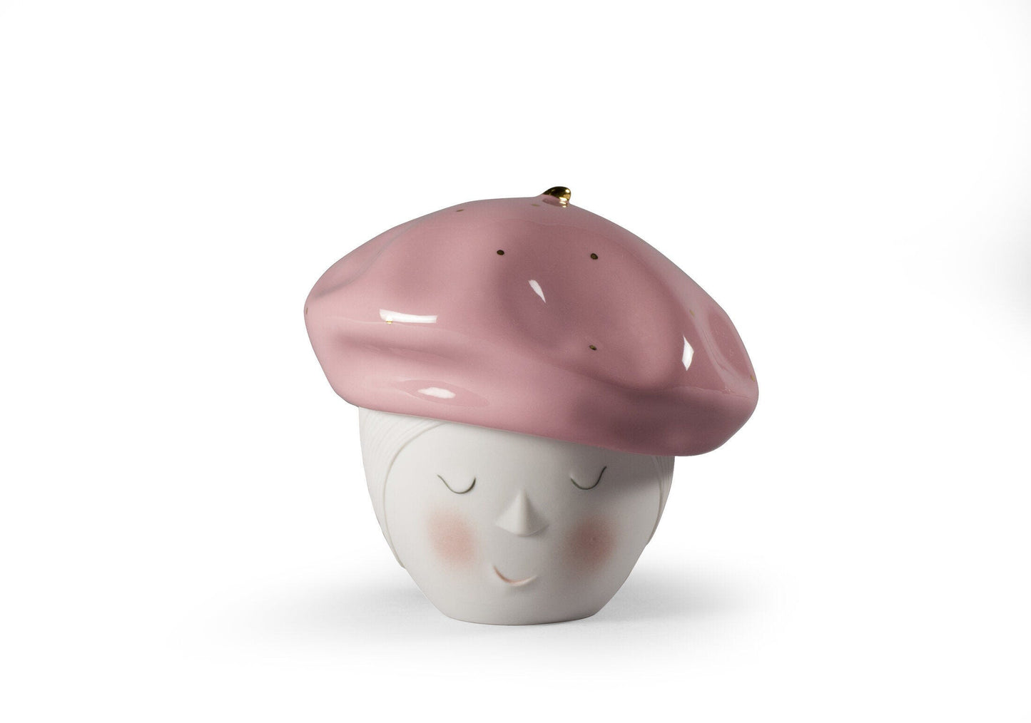 Lee Beret Box Pink-Gold