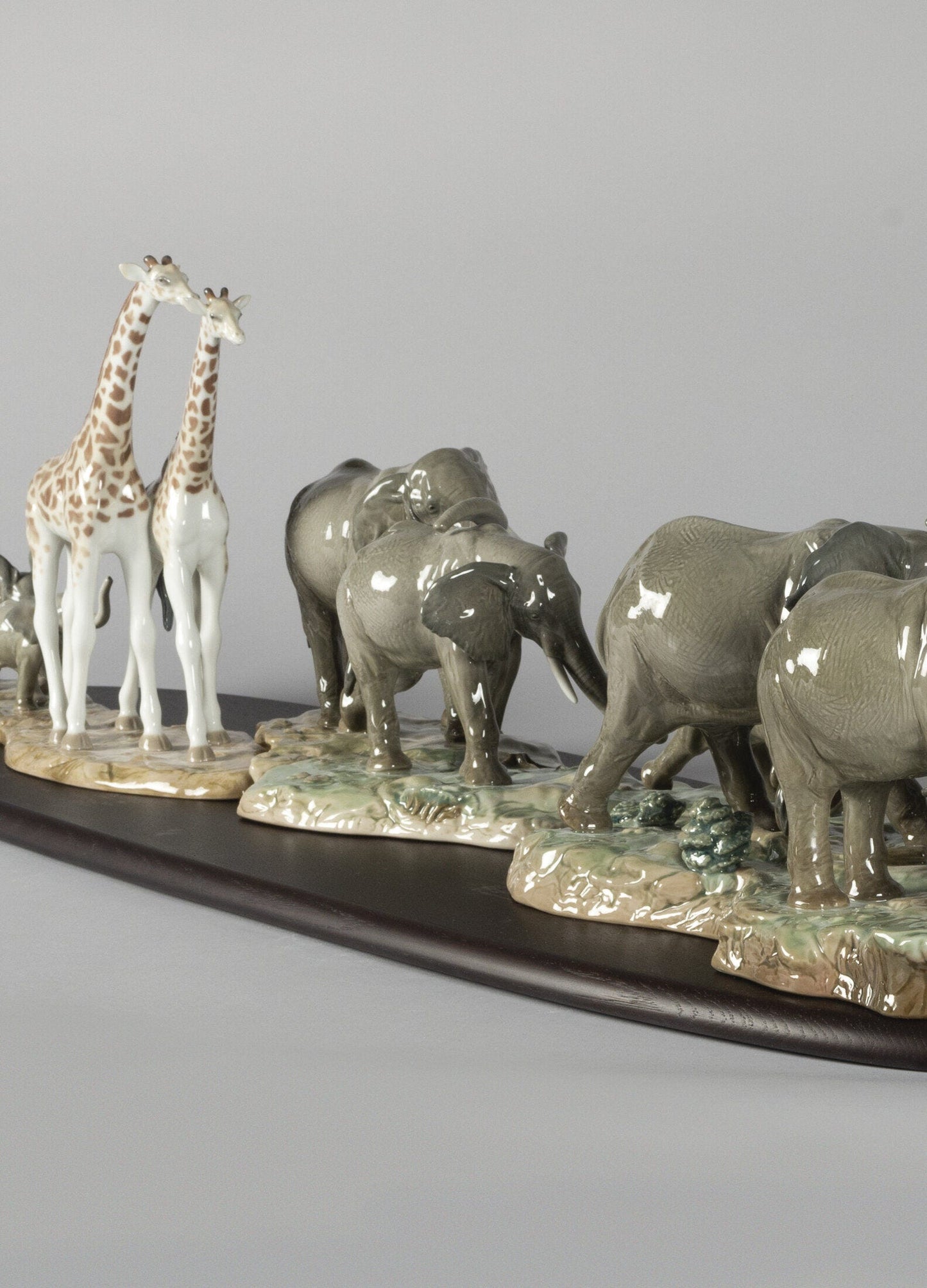 African Savannah Wild Animals Sculpture