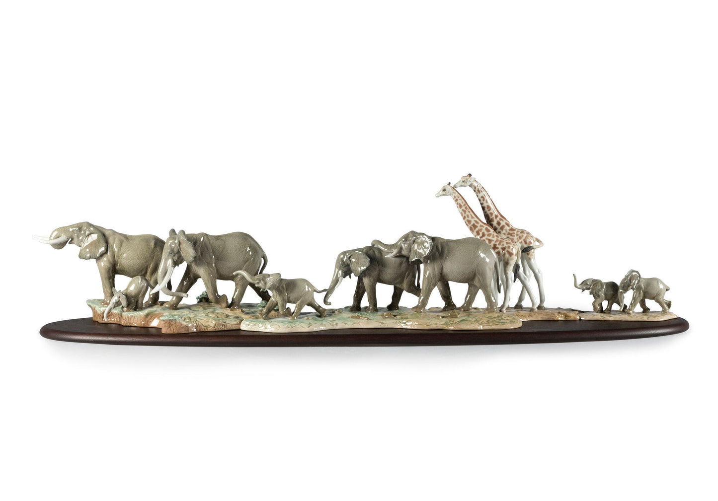 African Savannah Wild Animals Sculpture