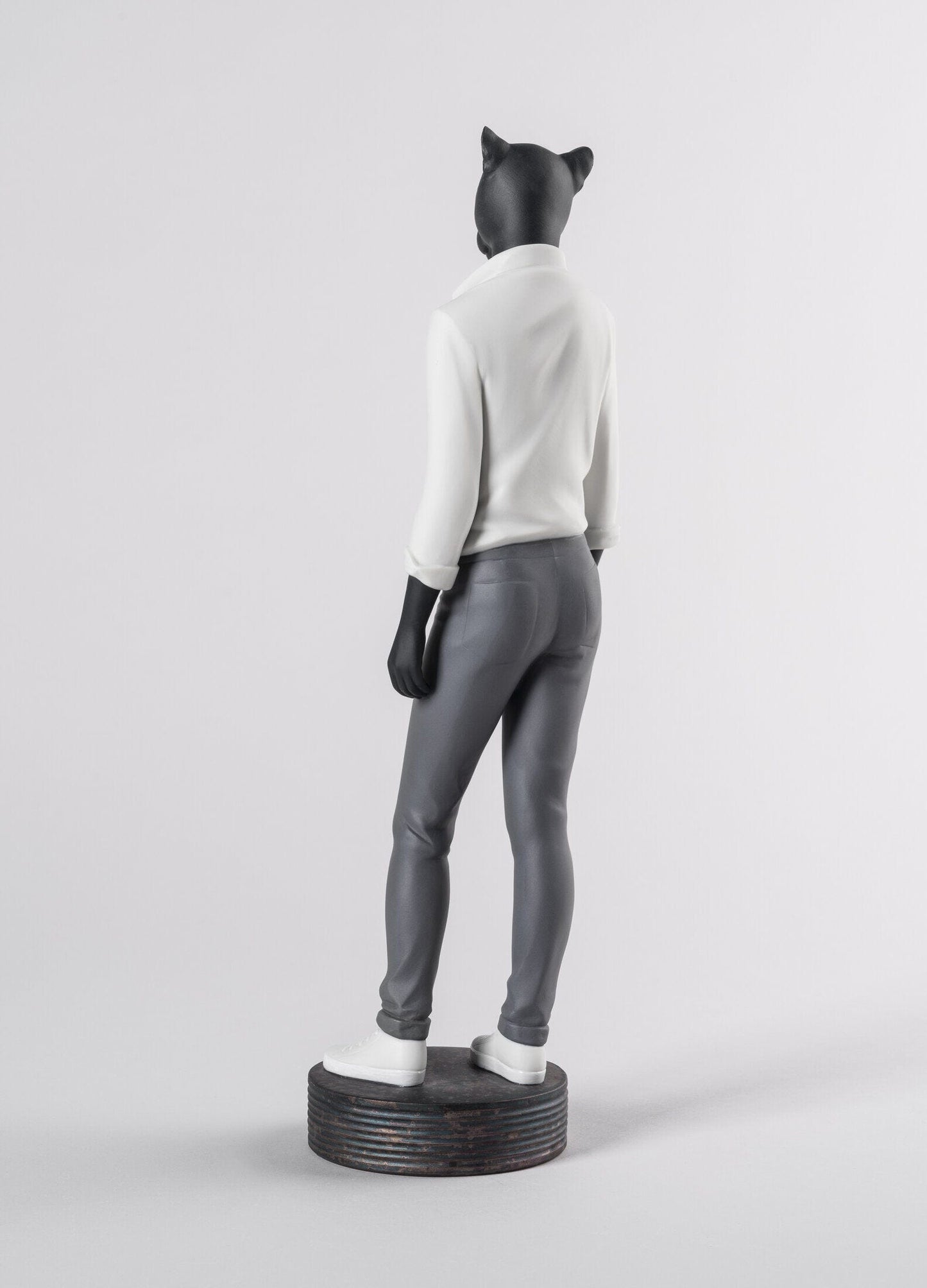Lladró Panther Woman Figurine