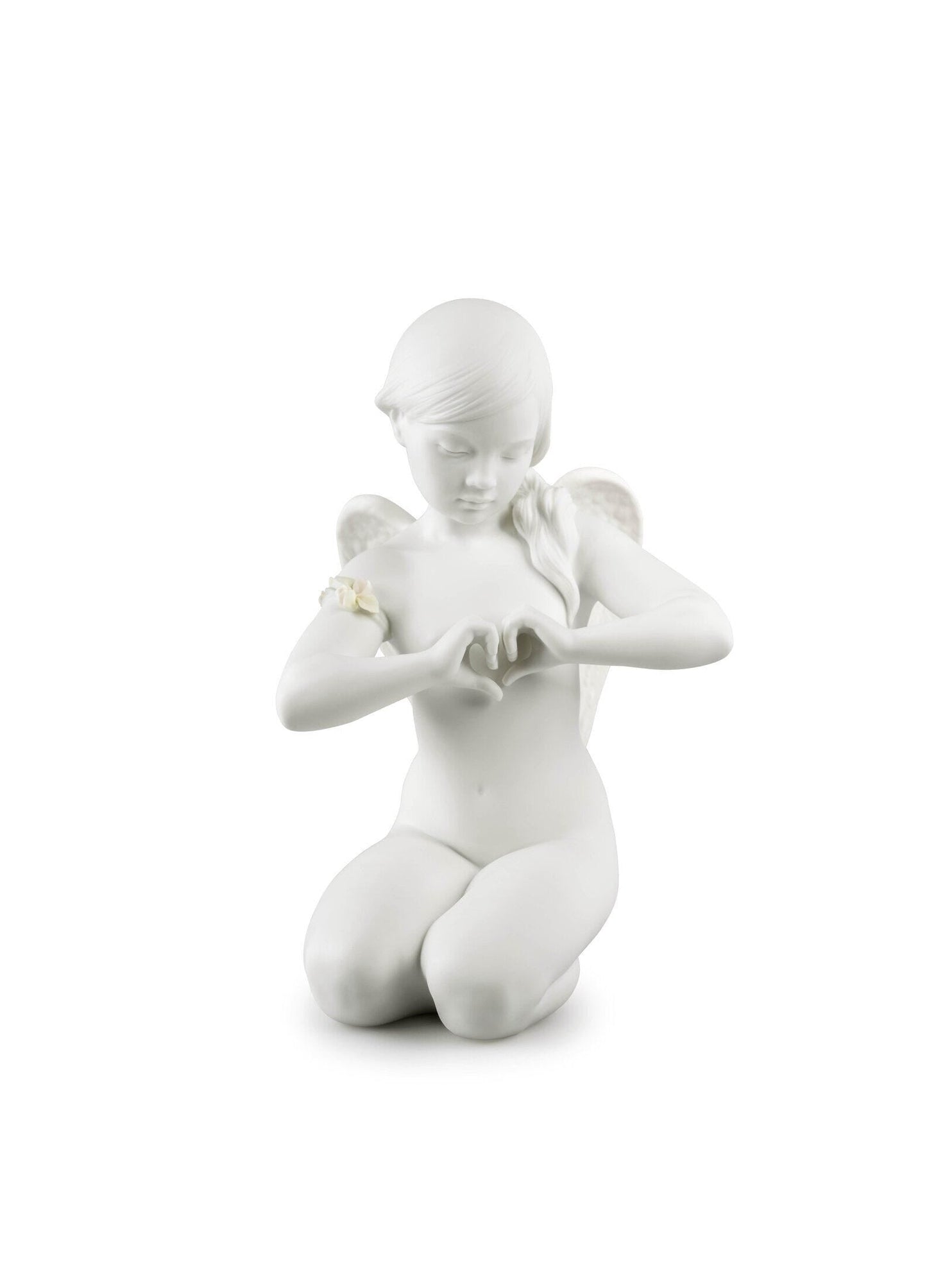 Buy Authentic Lladró Lladró Heavenly Heart Angel Figurine Sculpture - FormFluent Sydney Australia