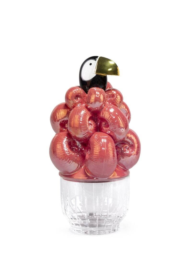 Lladró Toucan Ice Bucket. Golden Luster Barware by  Lladró at   FormFluent Sydney, Australia