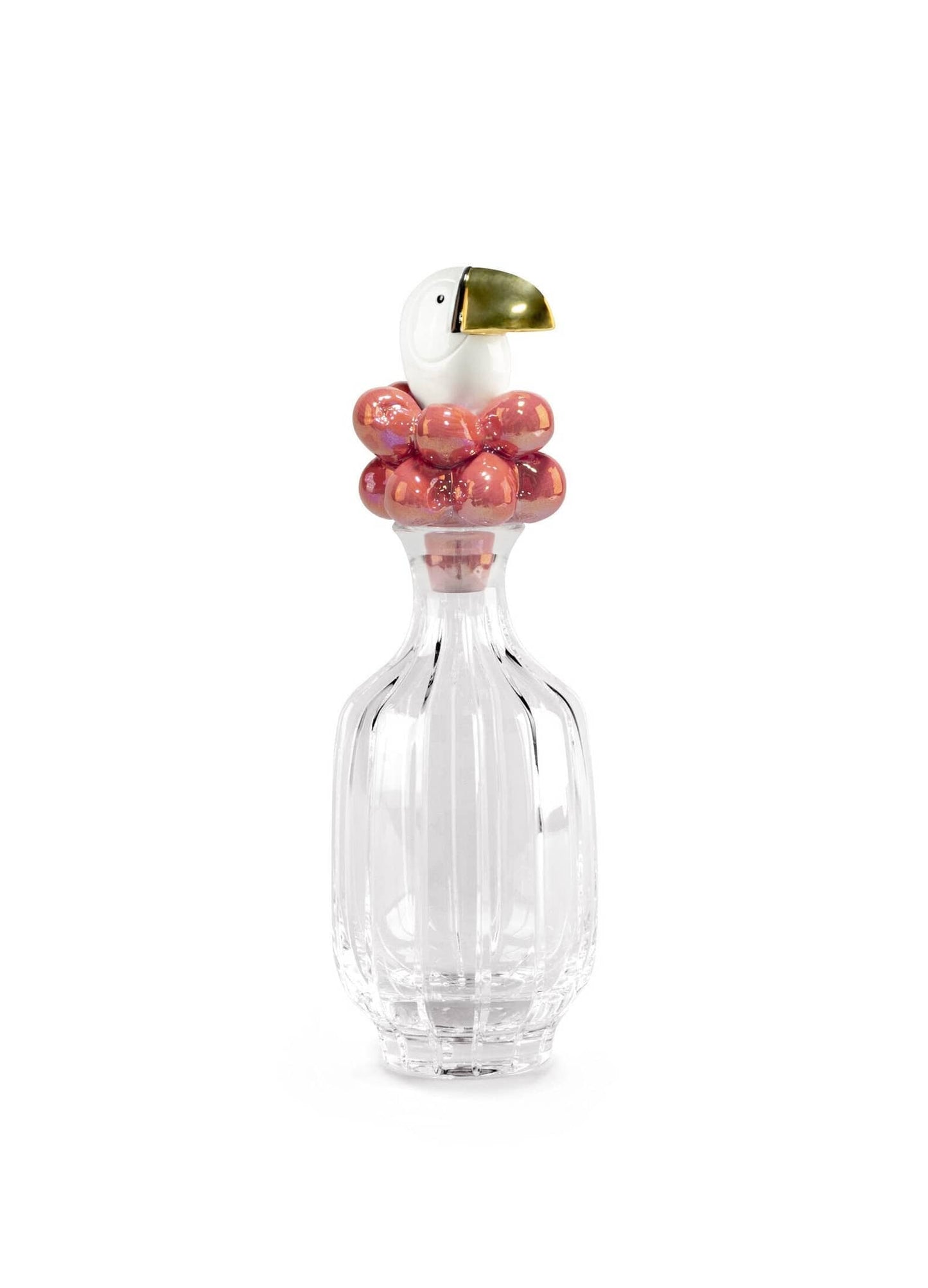 Lladró Toucan Crystal Bottle Decanter. Golden Luster Barware by  Lladró at   FormFluent Sydney, Australia