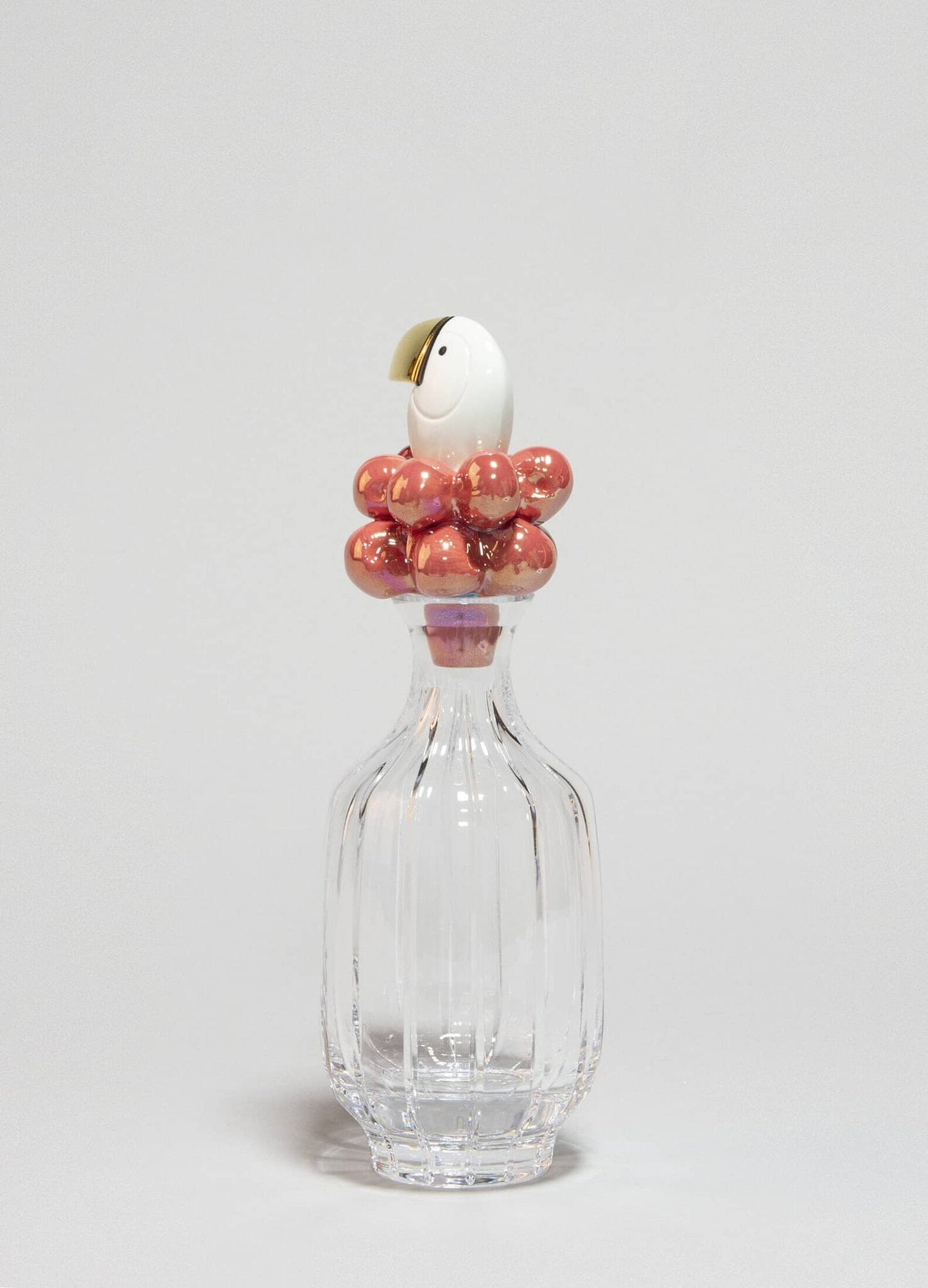 Lladró Toucan Crystal Bottle Decanter. Golden Luster Barware by  Lladró at   FormFluent Sydney, Australia