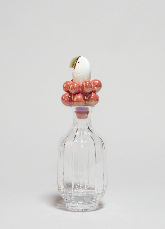 Lladró Toucan Crystal Bottle Decanter. Golden Luster Barware by  Lladró at   FormFluent Sydney, Australia