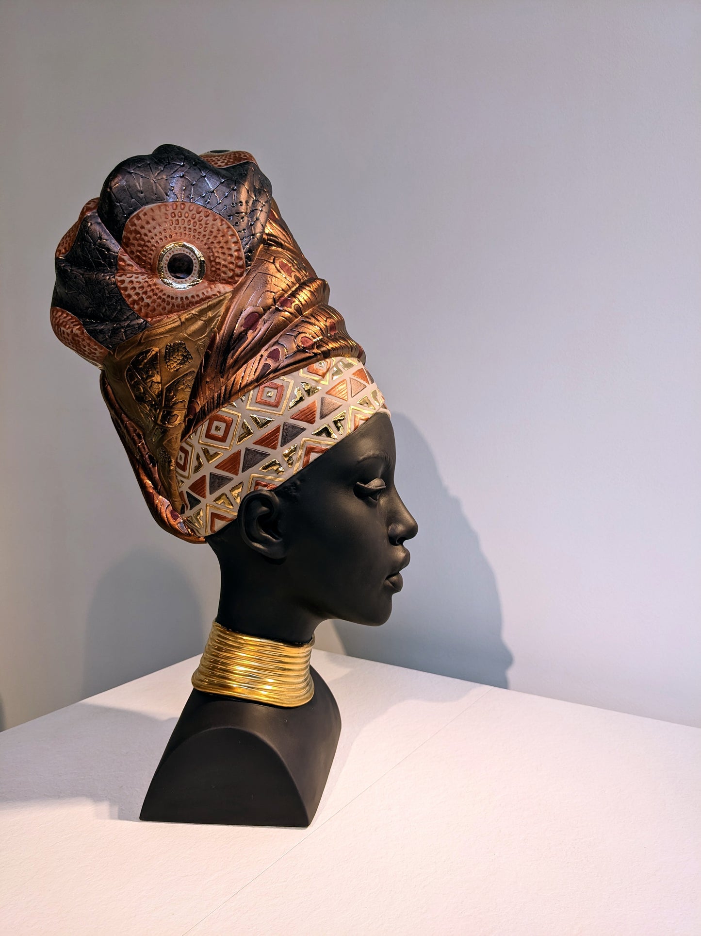 African Soul Bust Sculpture