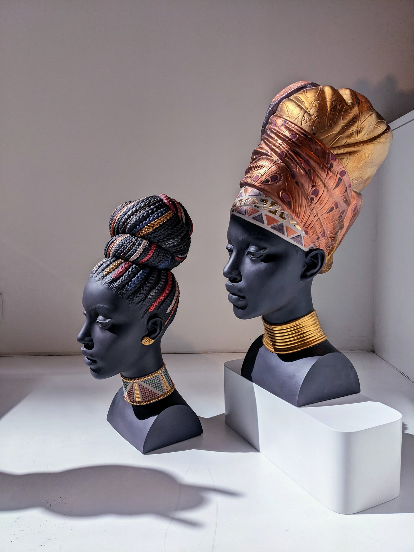 African Soul Bust Sculpture