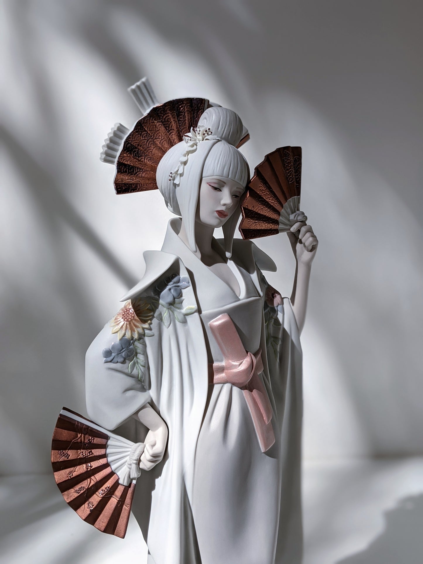 Lladró Japanese Dancer Woman Sculpture   FormFluent