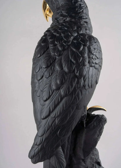 Lladró Macaw Bird Sculpture Black-Gold Limited Edition Sculpture by  Lladró at   FormFluent Sydney, Australia