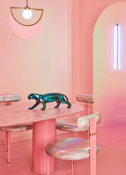  Lladró Origami Panther Figurine Iridescent Sculpture by Lladró at  FormFluent