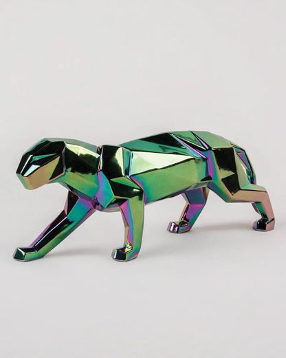  Lladró Origami Panther Figurine Iridescent Sculpture by Lladró at  FormFluent