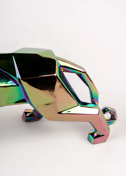  Lladró Origami Panther Figurine Iridescent Sculpture by Lladró at  FormFluent
