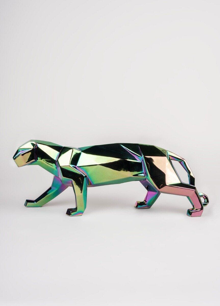 Origami Panther Figurine - FormFluent