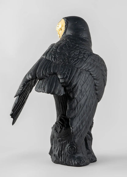  Lladró Owl Black-Gold Sculpture Limited Edition Sculpture by Lladró at  FormFluent