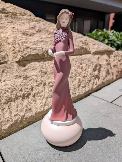 Lladró Haute Allure Timeless Style Woman Sculpture Limited Edition Sculpture by  Lladró at   FormFluent Sydney, Australia