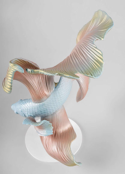 Lladró Betta Fish Sculpture Left Sculpture by  Lladró at   FormFluent Sydney, Australia
