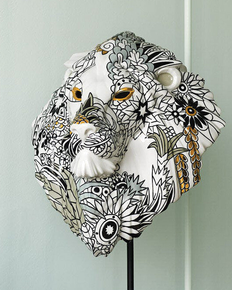 Lladró Lion Mask / Wild Nature Limited Edition   FormFluent