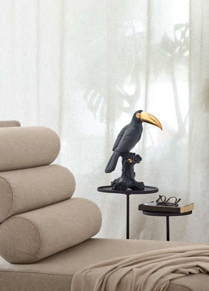  Lladró Toucan Sculpture Black-Gold Limited Edition  by Lladró at  FormFluent