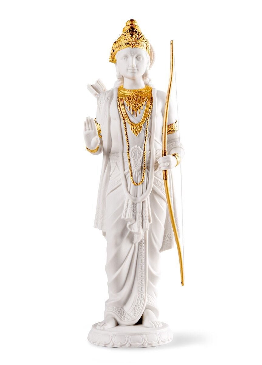 Lladró Rama & Sita Set Gold Lustre (Re-deco) Sculpture by Lladró at  FormFluent Sydney, Australia