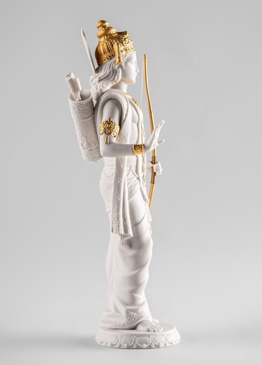 Lladró Rama Sculpture - Gold Lustre (Re-deco) Sculpture by Lladró at  FormFluent Sydney, Australia