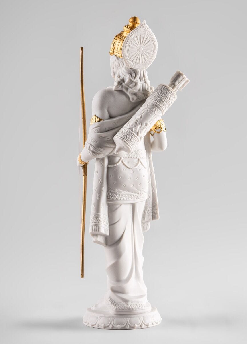Lladró Rama Sculpture - Gold Lustre (Re-deco) Sculpture by Lladró at  FormFluent Sydney, Australia