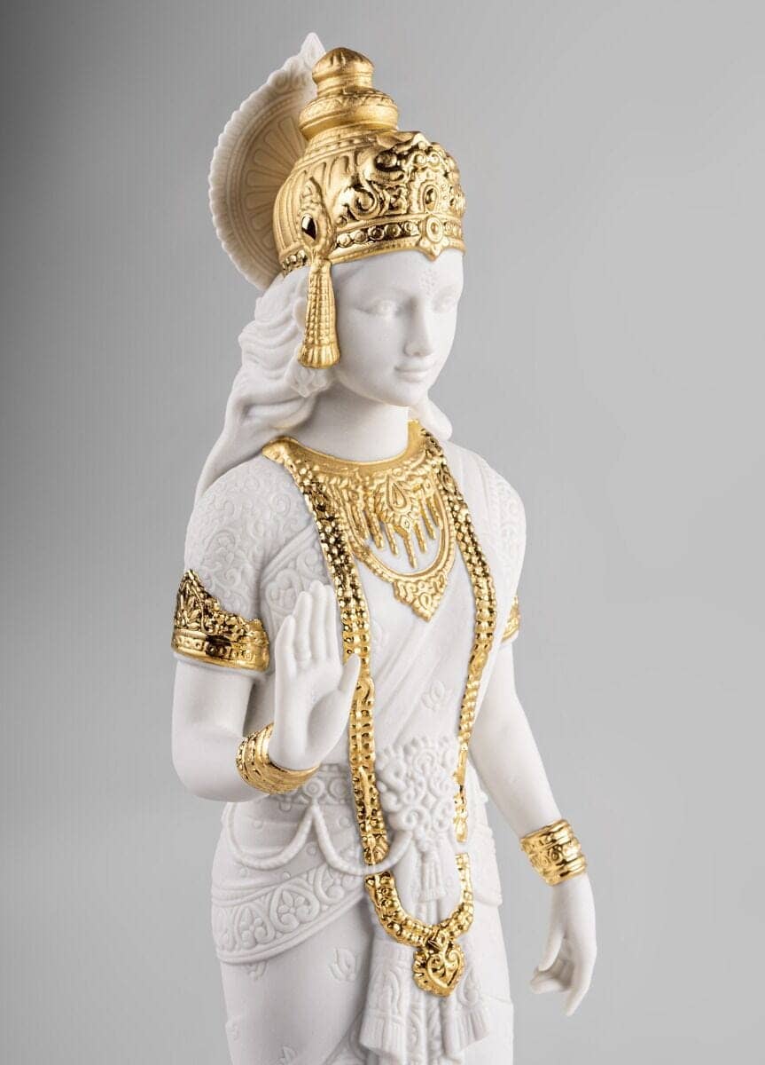 Lladró Sita Sculpture - Gold Lustre (Re-deco) Sculpture by Lladró at  FormFluent Sydney, Australia