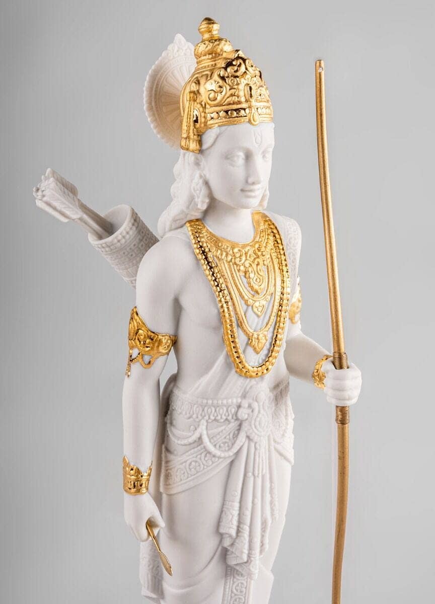 Lladró Lakshman Sculpture - Gold Lustre (Re-deco) Sculpture by Lladró at  FormFluent Sydney, Australia
