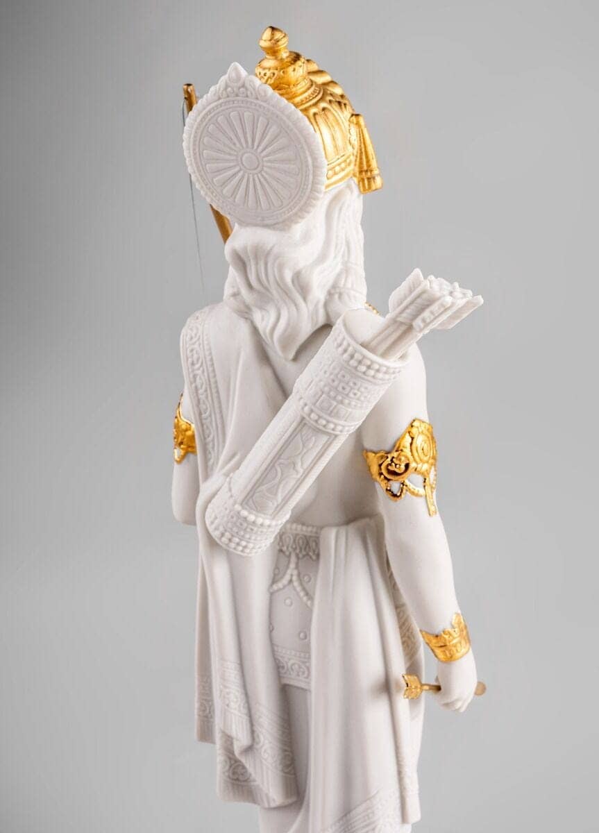 Lladró Lakshman Sculpture - Gold Lustre (Re-deco) Sculpture by Lladró at  FormFluent Sydney, Australia